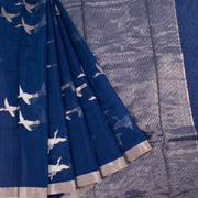 Handloom Chanderi Silk Cotton Saree 10050594