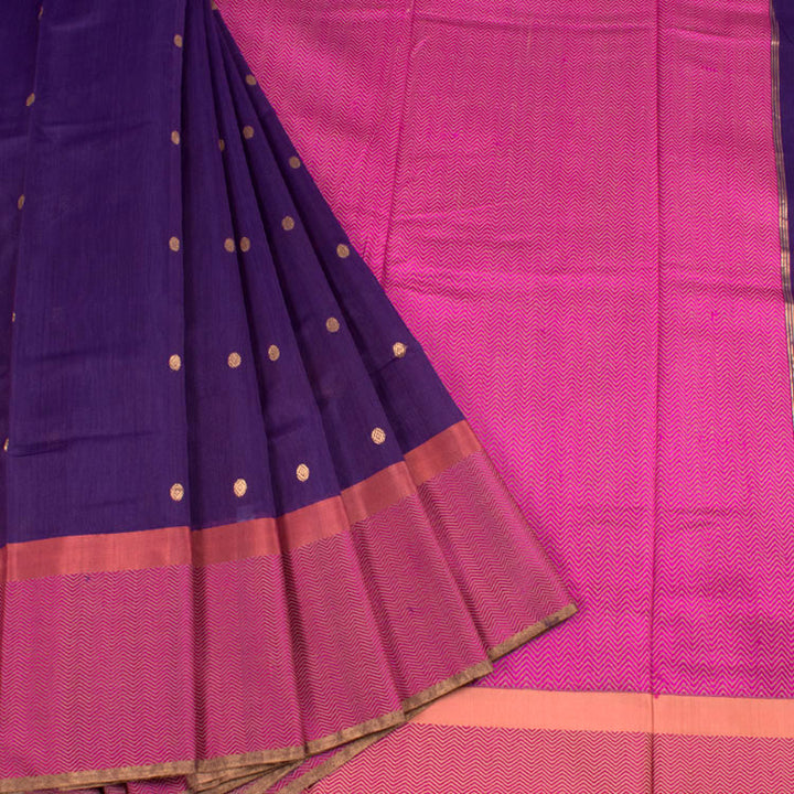 Handloom Chanderi Silk Cotton Saree 10050598