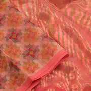 Printed Handloom Chanderi Silk Cotton Saree 10050600