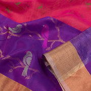 Printed Handloom Chanderi Silk Cotton Saree 10050602