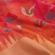 Printed Handloom Chanderi Silk Cotton Saree 10050603