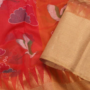 Printed Handloom Chanderi Silk Cotton Saree 10050603