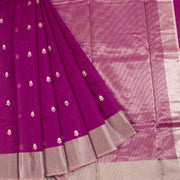 Handloom Chanderi Silk Cotton Saree 10050609