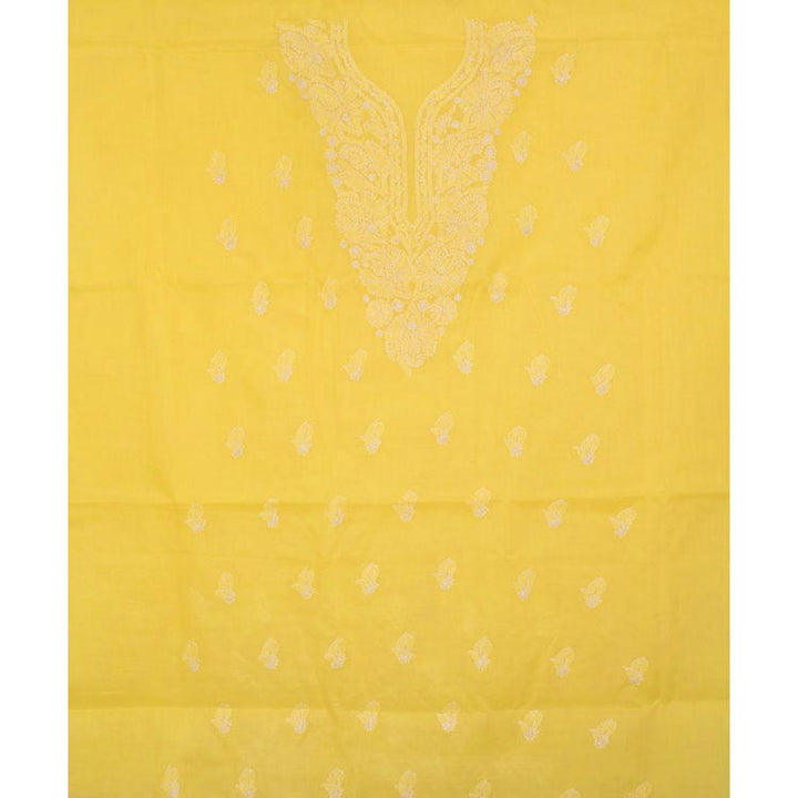 Chikankari Embroidered Cotton Salwar Suit Material 10050968