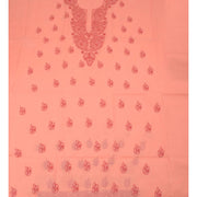 Chikankari Embroidered Cotton Salwar Suit Material 10050969