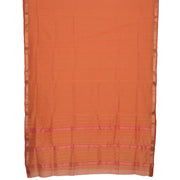 Orange Handloom Maheshwari Saree 10018697