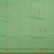 Green Handloom Chanderi Saree 10032539