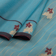 Blue Handloom Chanderi Saree 10032546