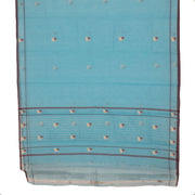 Blue Handloom Chanderi Saree 10032546
