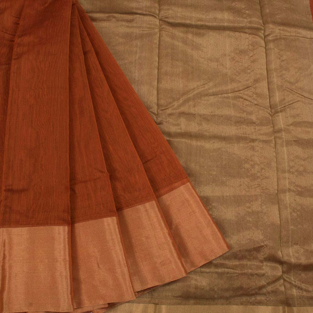 Handloom Chanderi Silk Cotton Saree 10033967
