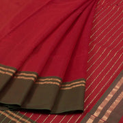 Maroon Handloom Chanderi Saree 10033973