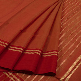 Brown Handloom Chanderi Saree 10033978