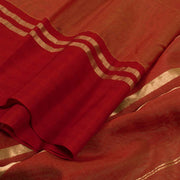 Brown Handloom Chanderi Saree 10033978