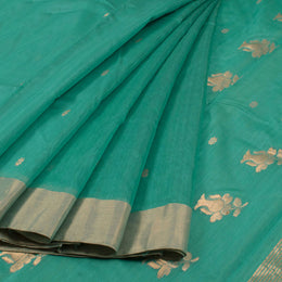 Handloom Chanderi Silk Cotton Saree 10033986