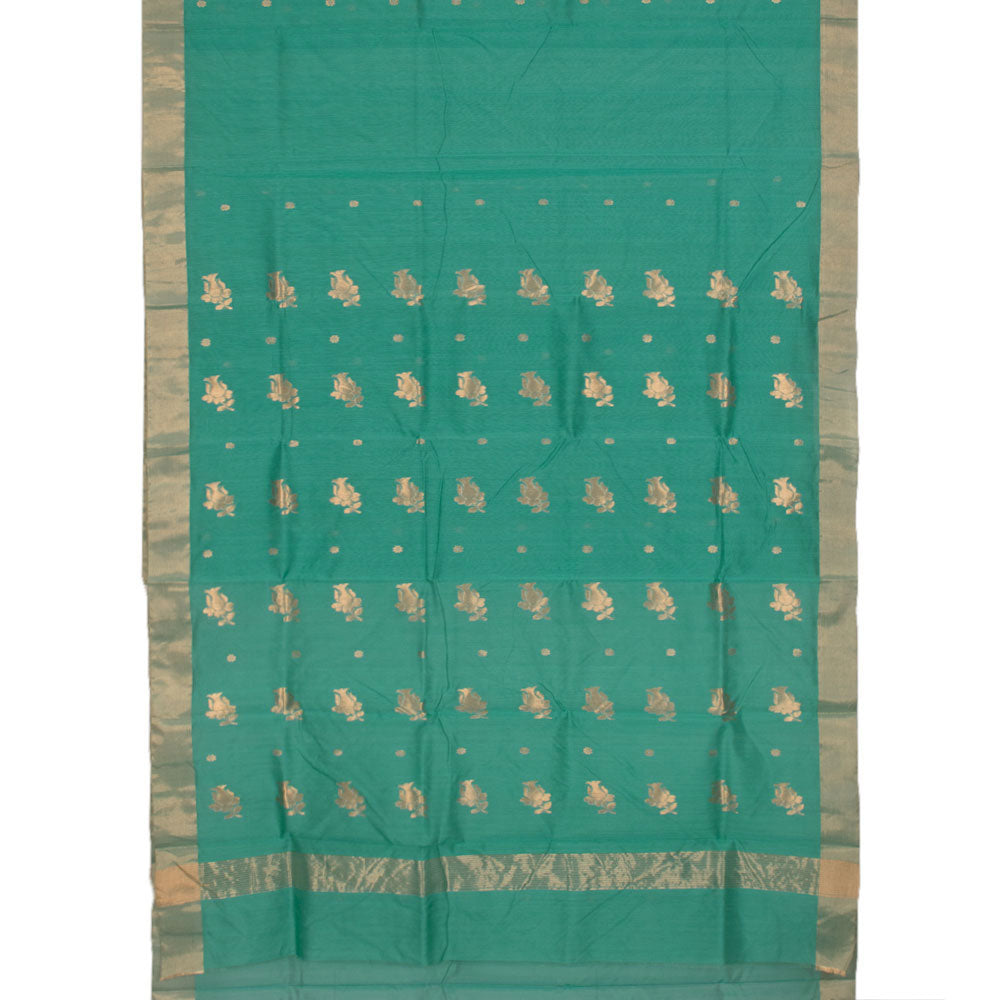 Handloom Chanderi Silk Cotton Saree 10033986
