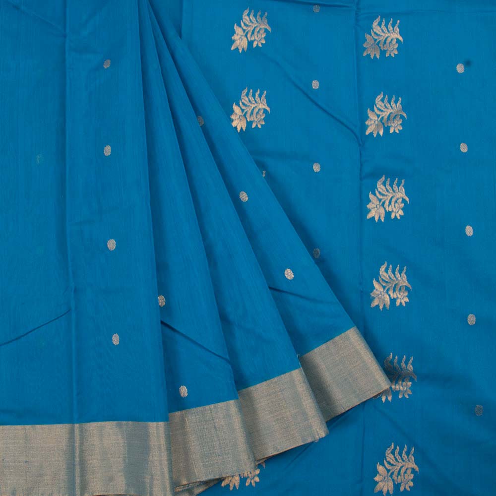 Handloom Chanderi Silk Cotton Saree 10033992