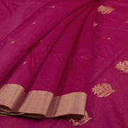 Handloom Chanderi Silk Cotton Saree 10033993