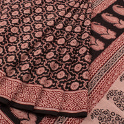 Hand Block Printed   Mulmul Cotton Saree 10040207