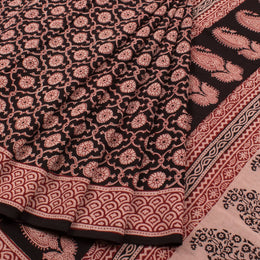 Hand Block Printed   Mulmul Cotton Saree 10040207