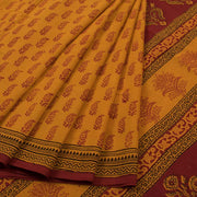 Hand Block Printed   Mulmul Cotton Saree 10040210