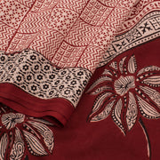 Hand Block Printed Mulmul Cotton Saree 10040211