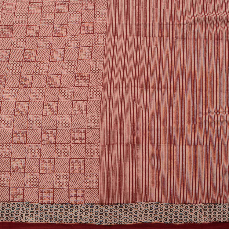 Hand Block Printed Mulmul Cotton Saree 10040211