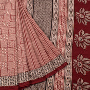 Hand Block Printed Mulmul Cotton Saree 10040211
