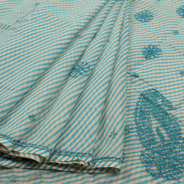 Chikankari Embroidered Kota Cotton Saree 10043965