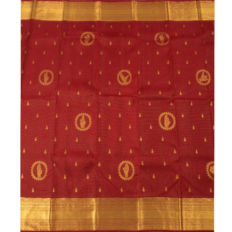 Kanjivaram Pure Silk Jacquard Saree 10053831