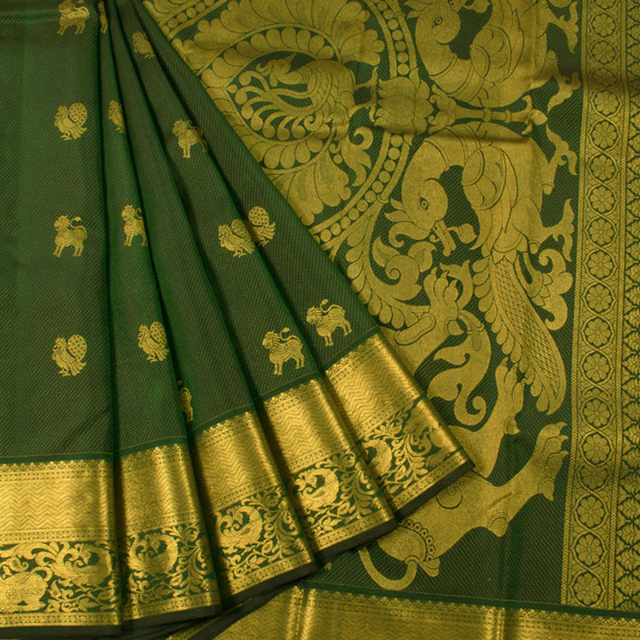 Kanjivaram Pure Silk Jacquard Saree 10053832