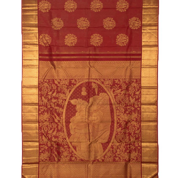 Kanjivaram Pure Silk Jacquard Saree 10053833