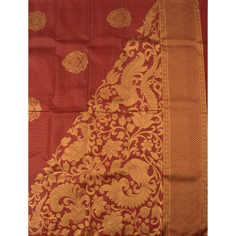 Kanjivaram Pure Silk Jacquard Saree 10053840