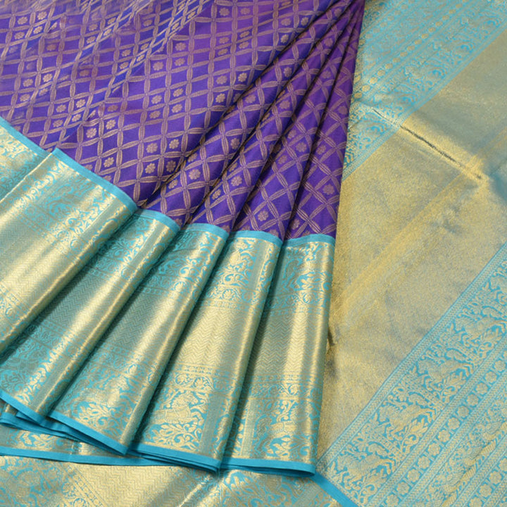Kanjivaram Pure Silk Jacquard Saree 10053847