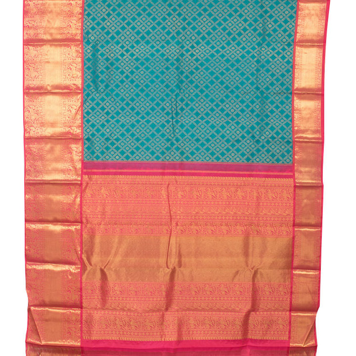 Kanjivaram Pure Silk Jacquard Saree 10053848