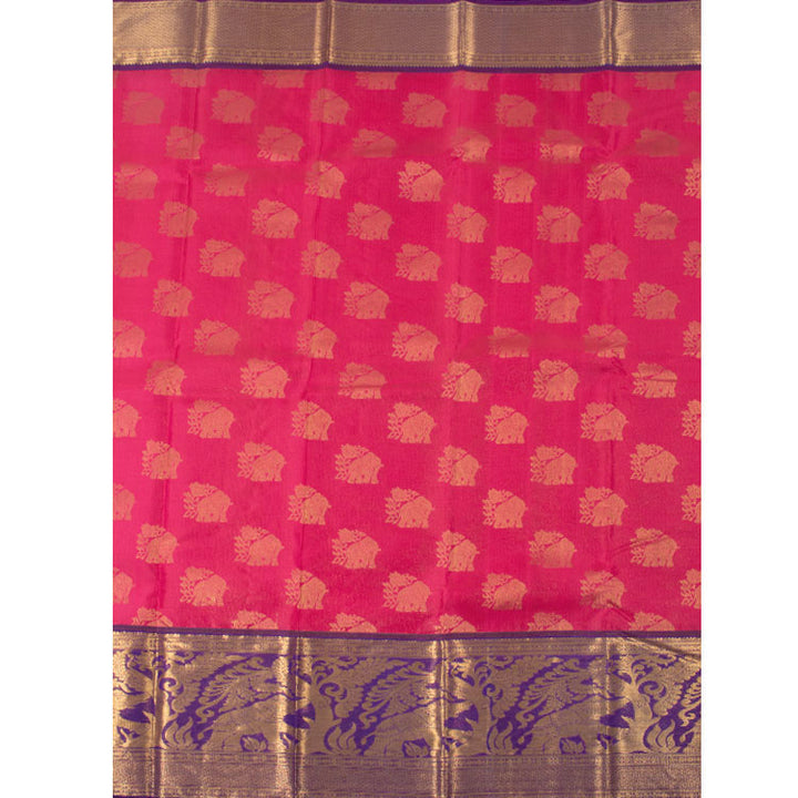 Kanjivaram Pure Silk Jacquard Saree 10053849