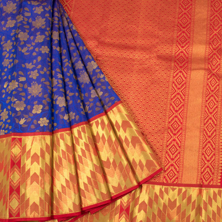 Kanjivaram Pure Silk Jacquard Saree 10053851