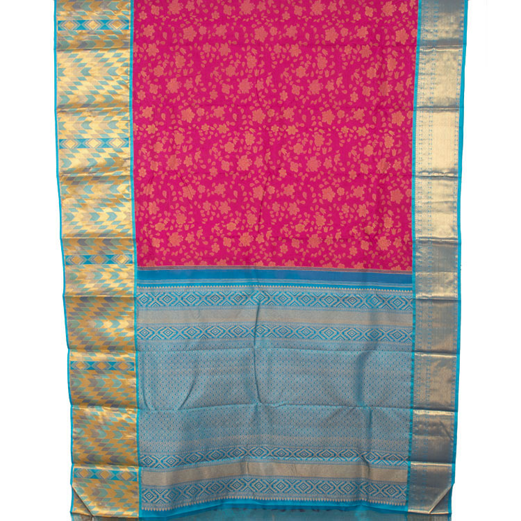 Kanjivaram Pure Silk Jacquard Saree 10053852