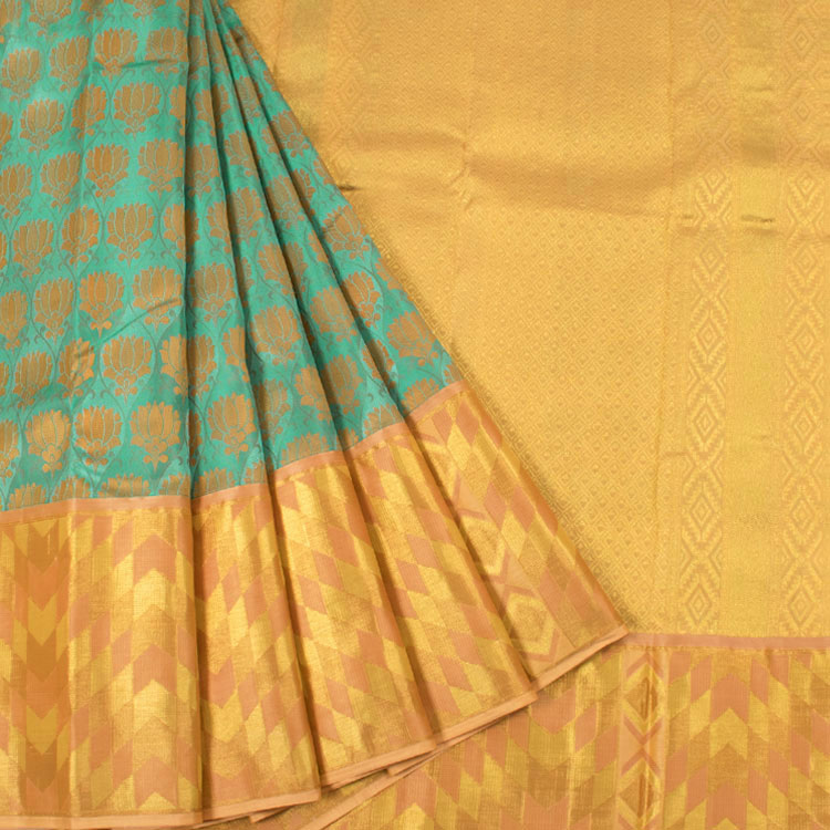 Kanjivaram Pure Silk Jacquard Saree 10053854