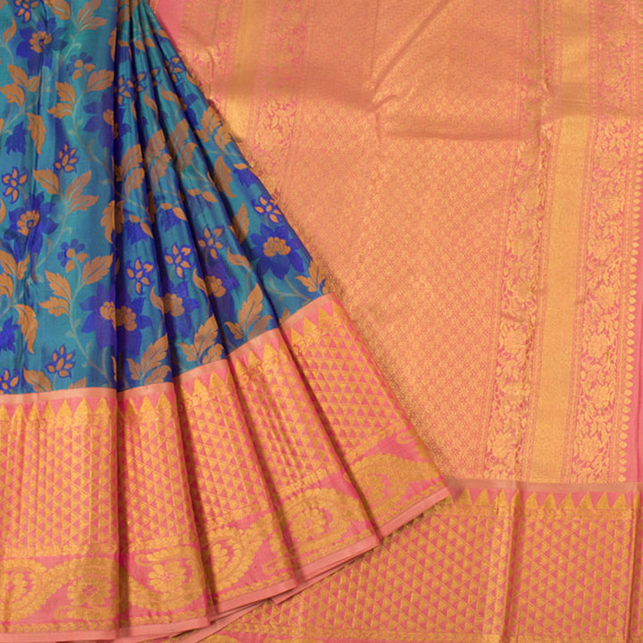 Kanjivaram Pure Silk Jacquard Saree 10053857