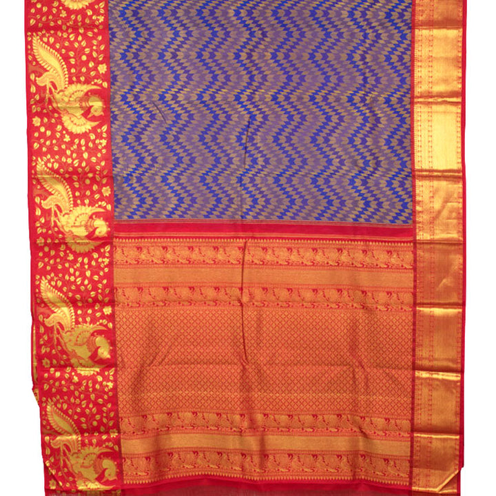 Kanjivaram Pure Silk Jacquard Saree 10053858