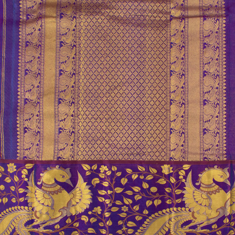 Kanjivaram Pure Silk Jacquard Saree 10053859