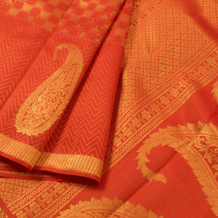 Kanjivaram Pure Silk Jacquard Saree 10053862