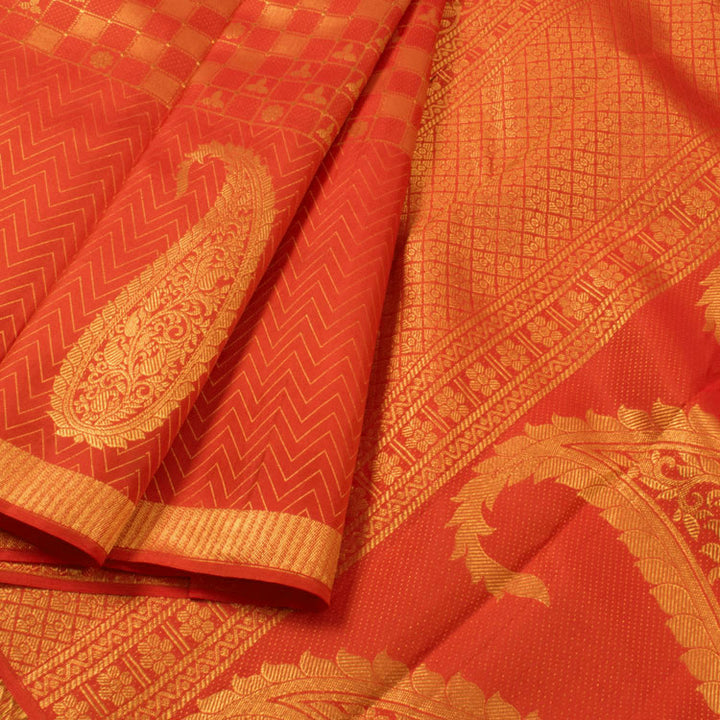 Kanjivaram Pure Silk Jacquard Saree 10053862