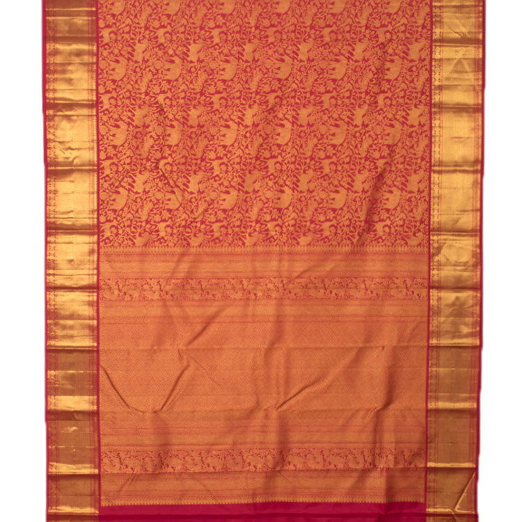 Kanjivaram Pure Silk Jacquard Saree 10053868