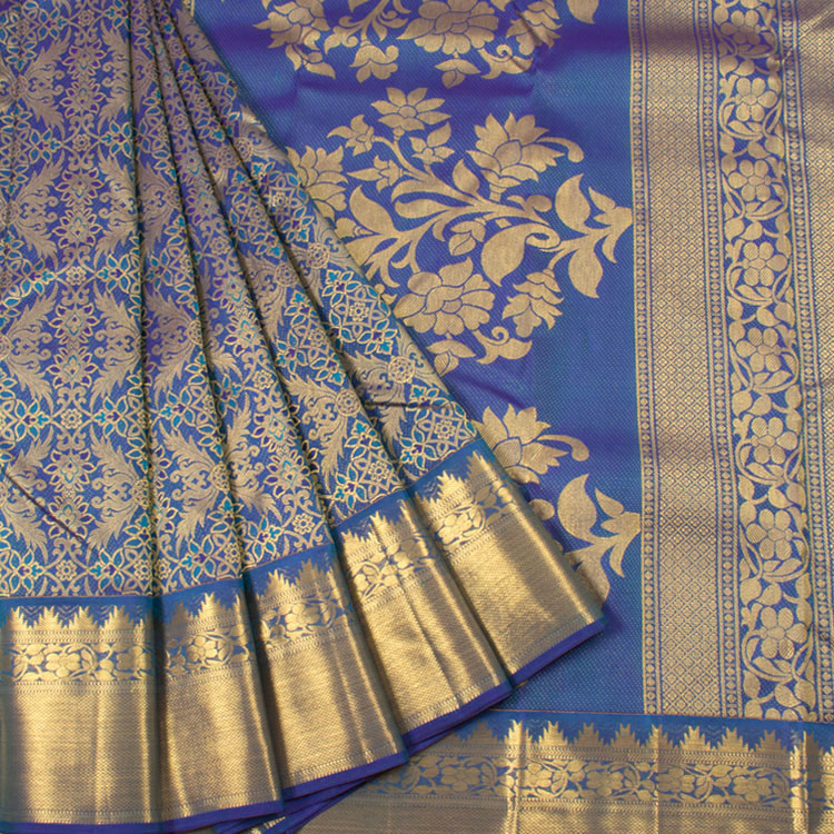 Kanjivaram Pure Silk Jacquard Saree 10053872