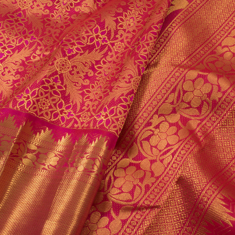 Kanjivaram Pure Silk Jacquard Saree 10053873