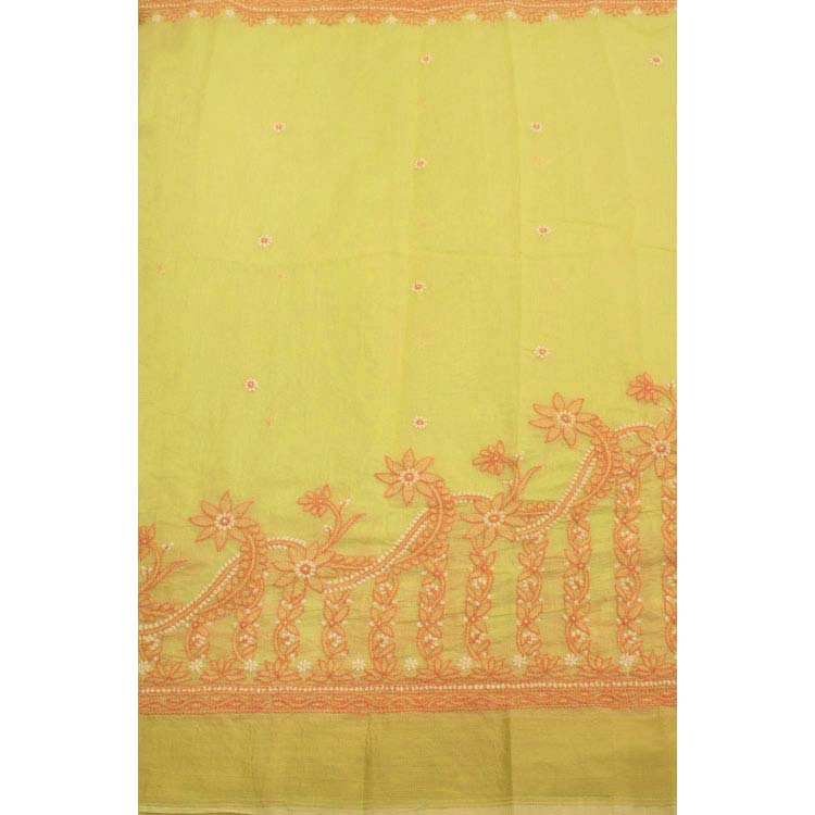 Chikankari Embroidered Chanderi Cotton Saree 10049003