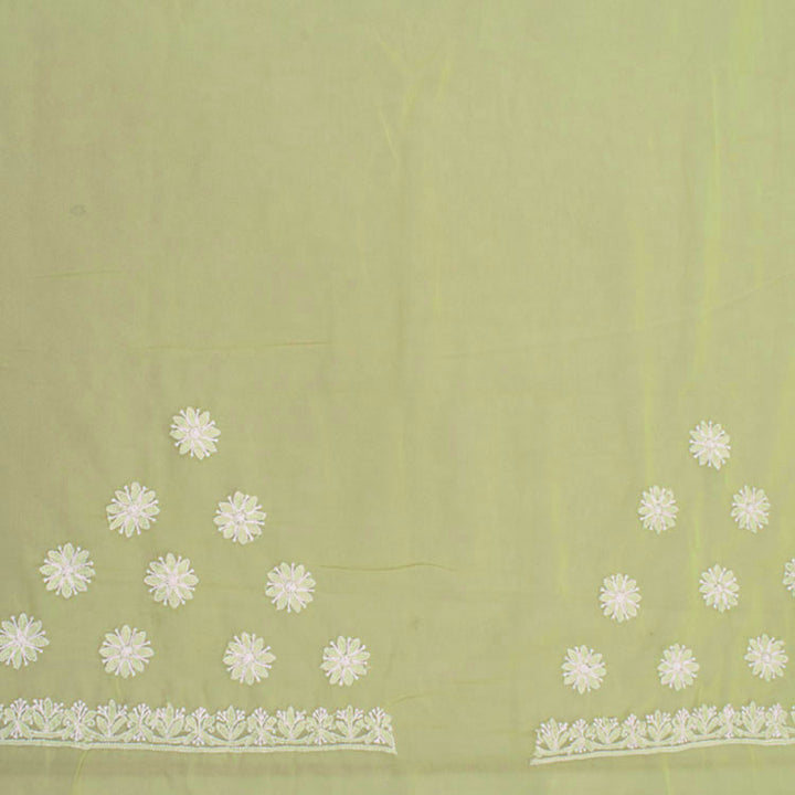 Chikankari Embroidered Georgette Saree 10052483