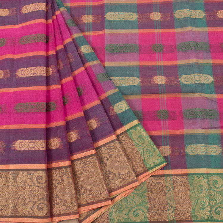 Handloom Bengal Cotton Saree 10052489
