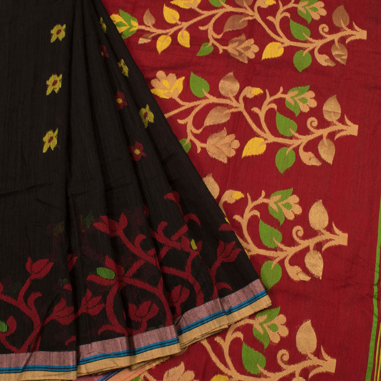 Handloom Jamdani Style Cotton Saree 10052491